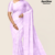 Light Lavender Handloom Silk Saree JS3555