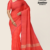 Coral Orange Handloom Silk Saree JS3557