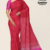 Reddish Pink Handloom Silk Saree JS3558