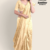 Light Gold Handloom Silk Saree JS3560
