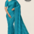 Peacock Blue Handloom Silk Saree JS3569