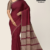 Maroon Handloom Silk Saree JS3583