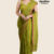 Light Olive Green Handloom Cotton Saree DC3366