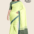 Light Lime Green Handloom Cotton Saree DC3471