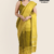 mustard yellow  &  Mustard olive Handloom Cotton Saree DC3481