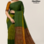 Green Handloom Cotton Saree DC3493
