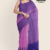 purple pink Handloom Cotton Saree DC3498