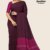 Plum Handloom Cotton Saree DC3513