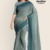 Muted Green Handloom Cotton Saree DC3536