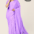 Lavender Handloom Embroidery Cotton Saree EMC2101