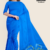 Blue Handloom Embroidery Cotton Saree EMC2118