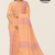 Peach Pastel Handloom Embroidery Cotton Saree EMC2129