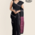 Black Handloom Cotton Saree FC1190