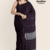 Dark Plum Handloom Cotton Saree FC1516