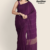 Plum Handloom Cotton Saree FC1521