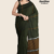 Dark Green Handloom Cotton Saree FC1698