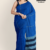 Cobalt Blue Handloom Cotton Saree FC1821