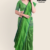 Bright Green Handloom Silk Saree JS3592