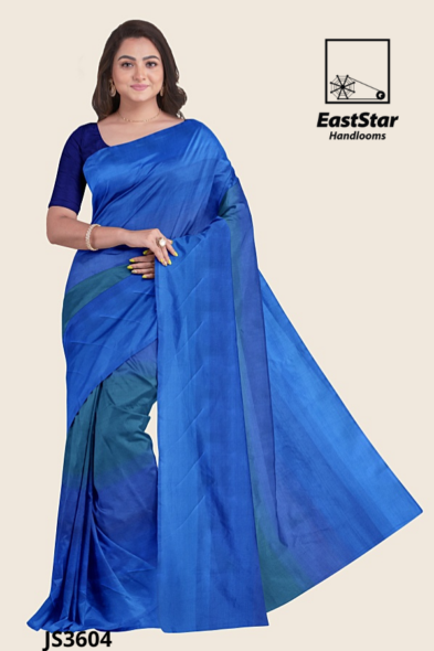 Multi Colour Handloom Silk Saree JS3604