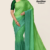 Green Gradient Handloom Silk Saree JS3612