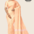 Peach Handloom Silk Saree JS3617
