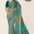 Sea Green Handloom Silk Saree JS3658