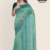 Sea Green Handloom Silk Saree JS3659