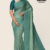 Sea Green Handloom Silk Saree JS3661