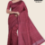 Light Maroon Handloom Silk Saree JS3702