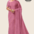 Mauve Pink Handloom Silk Saree JS3704