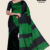 Green Black Handloom Silk Saree JS3709