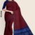 Marron Handloom Cotton Saree DC3548