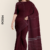 Maroon  Handloom Cotton Saree DC3554