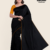 Black Handloom Silk Saree JS3766