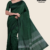 Forest Green Handloom Silk Saree JS3598
