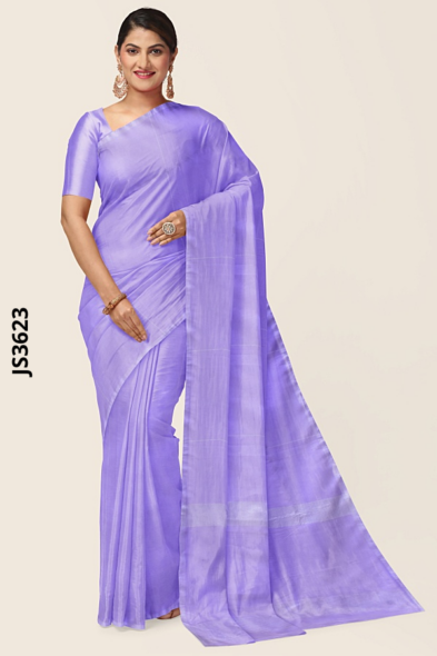 Lavender Handloom Silk Saree JS3623