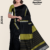 Black Handloom Silk Saree JS3643