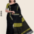 Black Handloom Silk Saree JS3643
