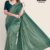 Sea Green  Handloom Silk Saree JS3657