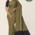 Goldish Brown Handloom Silk Saree JS3672