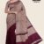 Taupe Maroon  Handloom Silk Saree JS3693