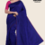 Royal Blue Handloom Silk Saree JS3717