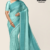 Teal Handloom Silk Saree JS3723