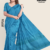 Blue Handloom Silk Saree JS3725
