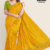 Mustard Yellow Handloom Silk Saree JS3731
