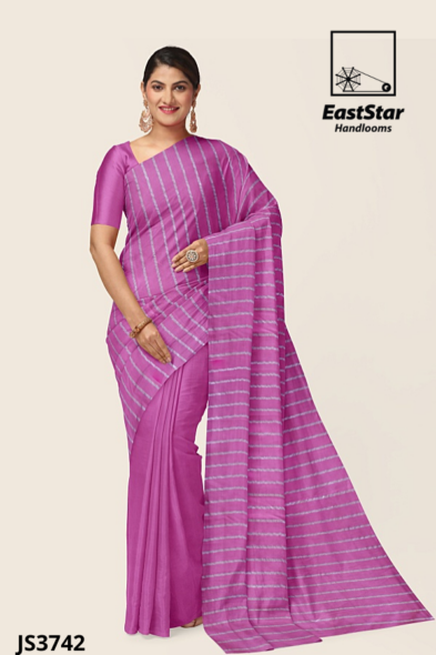 Pink Handloom Silk Saree JS3742