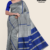 Grey Handloom Silk Saree JS3748