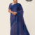 Violet blue Handloom Silk Saree JS3754