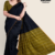 Black with gold Handloom Silk Saree JS3768