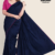 Navy Blue  Handloom Silk Saree JS3771